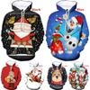 Christmas Dab Santa Children Hoodies Cartoon Clothes Children Sweaters Clothes Long Sleeve Happy Christmas Boys Girls Hoodies