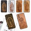 Чехол Guadalupe San Judas Wood для Huawei Nova 5T 9 10 SE 11 3i 8i 11i Y91 Y60 Y70 Y61 Y90 P20 P40 Lite P30 Pro Cover