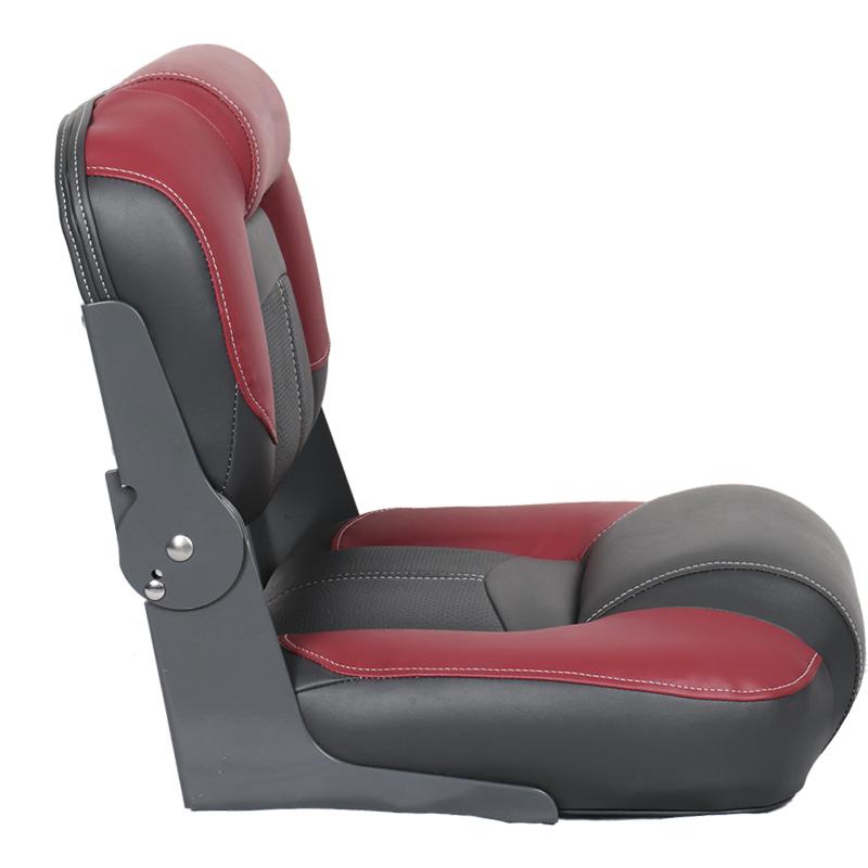 Foldable Boat Seat, Ergonomic Waterproof PVC Leather Marine Chair for Fishing Boat Yacht Dinghy Boating Accessories