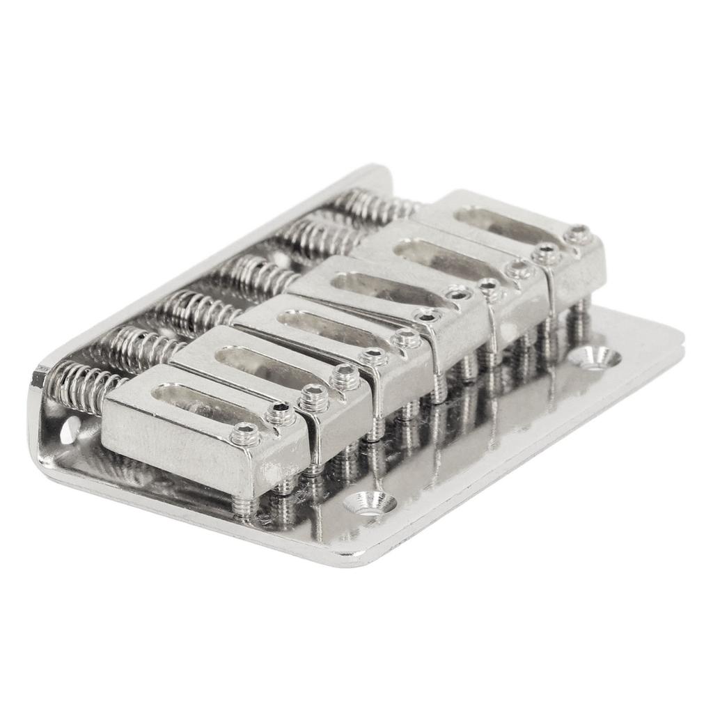 6 String Guitar Fixed Saddle Bridge Hardtail Top Loader Iron Electric Guitar Saddle Bridge