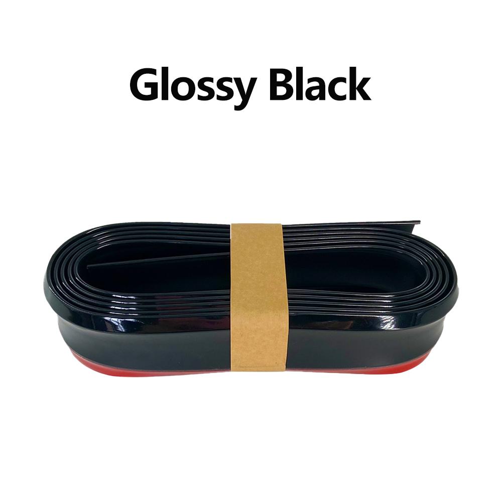 Универсальный автомобильный бампер для губ 2,5 м, наклейки для переднего бампера автомобиля, резиновая защита для автомобильного бампера, внешние молдинги, бампер для губ