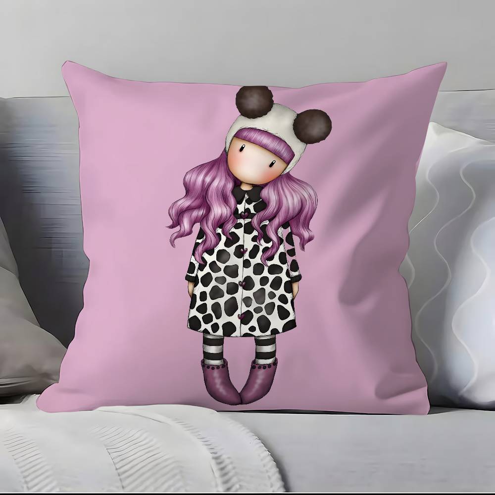 S-S-Suzanne W-Woolcott'S S-Santoro G-Gorjuss Pillow Case Pillowcase Soft Skin Friendly & Comfortable With A Hidden Zipper