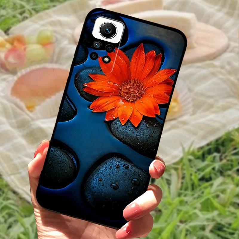 Чехол для Redmi Note 12 Pro 4G, силиконовый, мягкий, мраморный, черный бампер, Funda Coque, для Xiaomi Redmi Note 12 Pro, защитный чехол для телефона