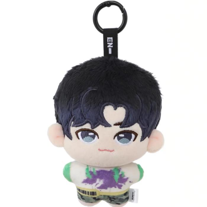 ENHYPEN X MINISO Коллекция плюшевых брелоков - Мягкие стилизованные дизайны персонажей