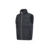Lining Sports Lifestyle Series Polyester Solid Color Stand Collar Casual Warm Vest Men Vests Black AMRT013-1