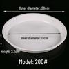 Thickened Round Plastic Flower Pot Water Tray - Large Draining Base for Succulents & Golden Pothos.