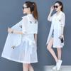 New Women's Chiffon Sun Protection Jacket Summer Fashion Female Long Loose Hooded Windbreaker Female Sun Protection Clothing