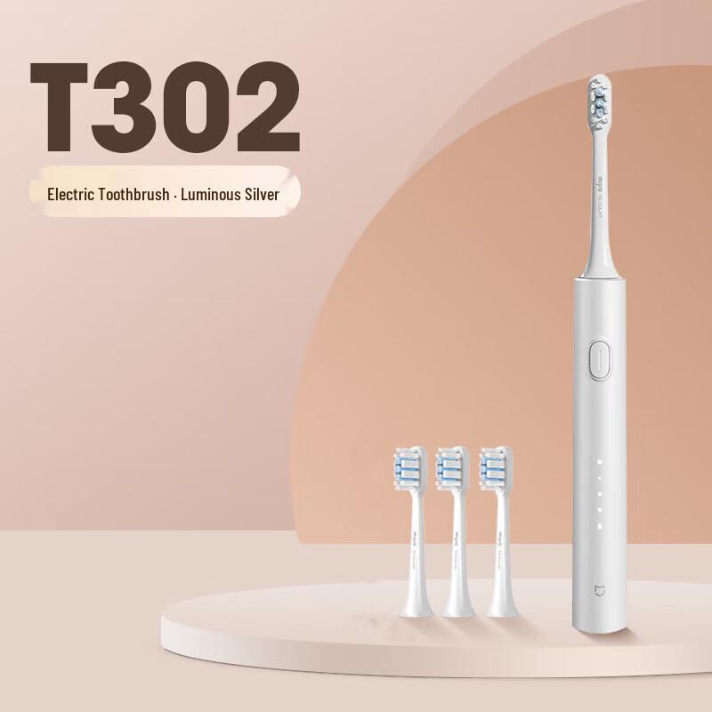Подарочный набор: Электрическая зубная щетка Xiaomi T302 и ирригатор Mijia F400, штекер CN (адаптер в комплекте)