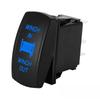 New 12V 24V Winch In Winch Out Rocker Switch (ON) -OFF- (ON) 7 Pin Laser Momentary Rocker Toggle Switch Led