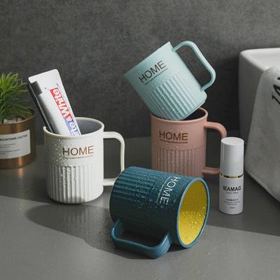 T-Letter HOME Креативный стакан для зубных щеток с ручкой - Простой дизайн для пар и детей