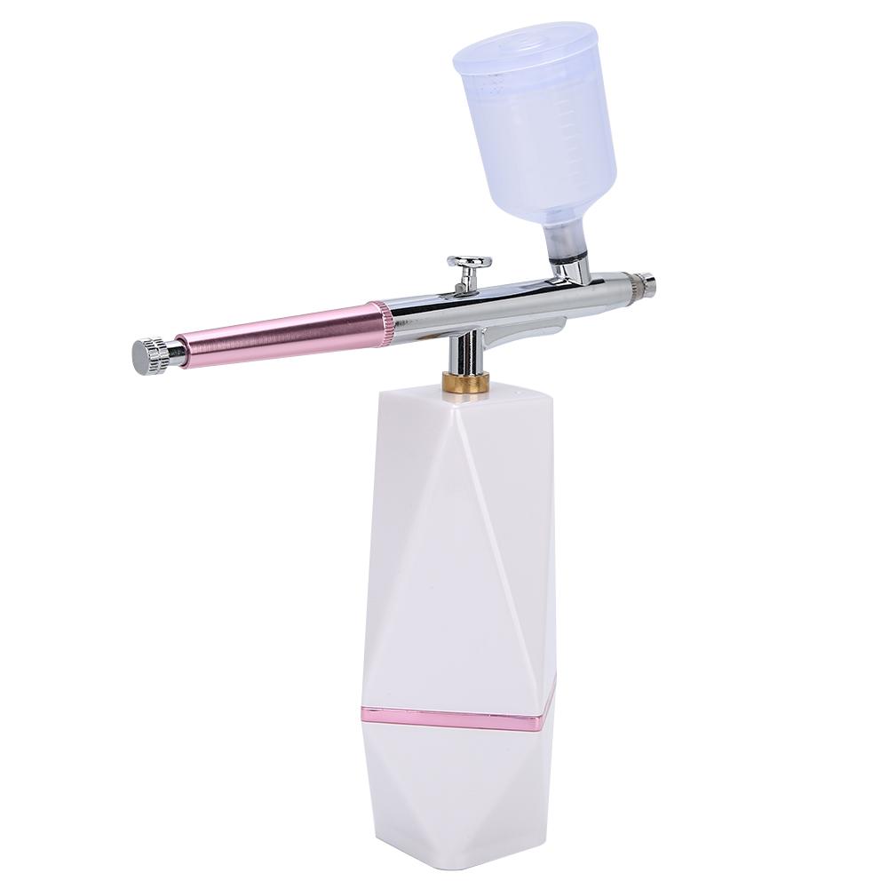 Аэрограф Спрей для макияжа Портативный кислородный распылитель Увлажняющий аэрограф для лица Белый
