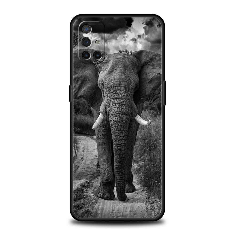 Креативный чехол для телефона Animal Elephant для OnePlus 12 11 10 9 8 7 7T Pro 12R 10R 9RT 9R 8T Nord N100 N200 N10 2T CE 2 5G Мягкий чехол