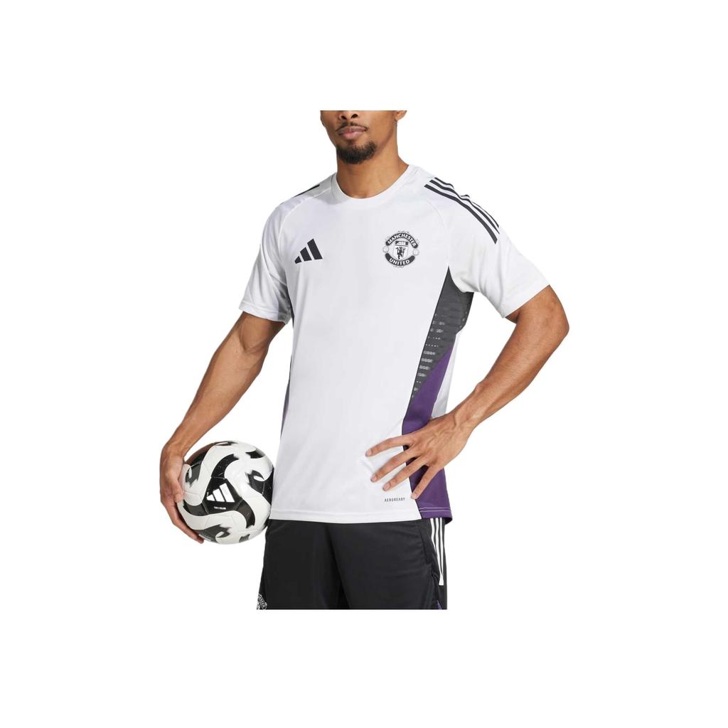 Adidas Манчестер Юнайтед Тиро Модная Универсальная Футбольная Джерси Мужские топы JP3113