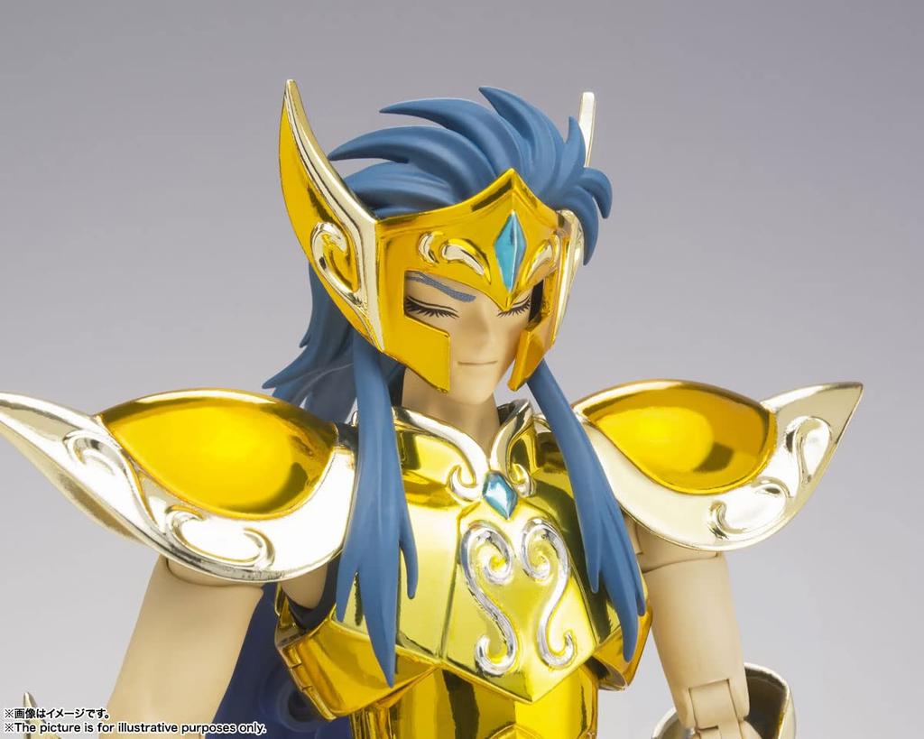 TAMASHII NATIONS Saint Cloth Myth EX Saint Seiya Aquaria Camus 180 мм литая окрашенная подвижная фигурка<Revival Version> Приблизительно. АБС и ПВХ и