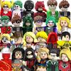 Ограниченная серия Горячие игрушки из строительных блоков Супергерои DC Чудо-женщина Зеленый Фонарь Черная Канарейка Коллекционные игрушки-кирпичики Подарки