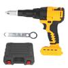 Cordless Rivet Tool 3.2‑4.8mm Rivet Nut Gun Brushless Automatic Riveter with LED Light for DCB206 DC