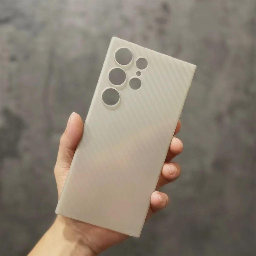 Чехол с узором из кевларового углеродного волокна для Samsung S24 Ultra/S23U/S24+ - ультратонкий защитный чехол