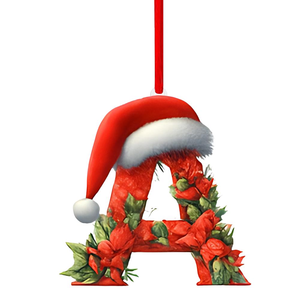 26 Letter,Christmas,Ornaments,Acrylic,1