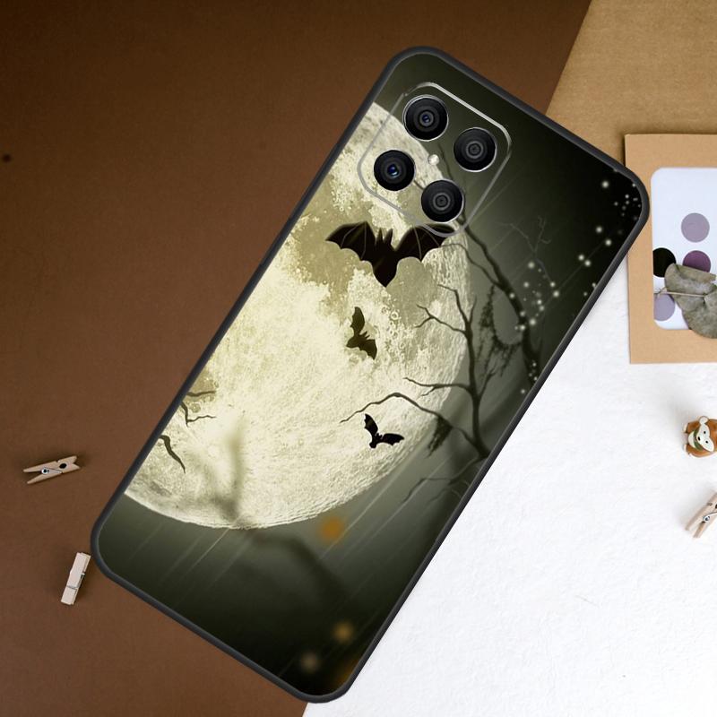 Чехол Готен Хоррор Летучие Мыши Полная Луна для Honor X9a X8a X6a X7a X9b X7 X8 X9 8X Чехол для Honor Magic 5 6 Pro 50 70 90 Lite