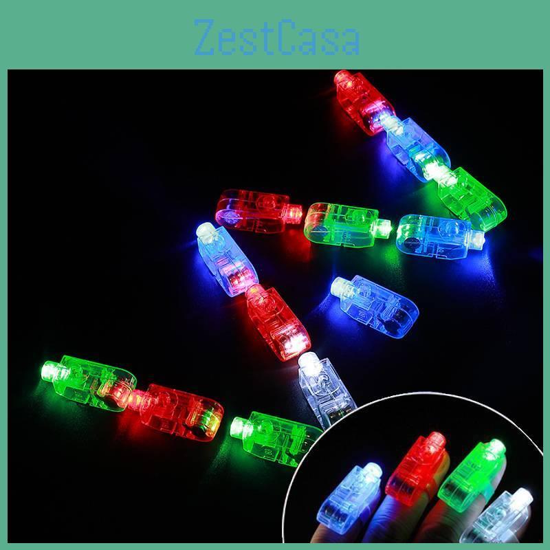 Bright Led Finger Lights Vibrant Laser Rings Perfect For Parties And Celebrations