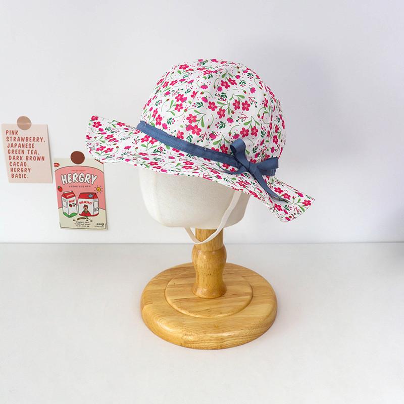 Baby Sun Hat With Large Brim Floral Fisherman Hat For Spring And Autumn Super Cute Bonnet
