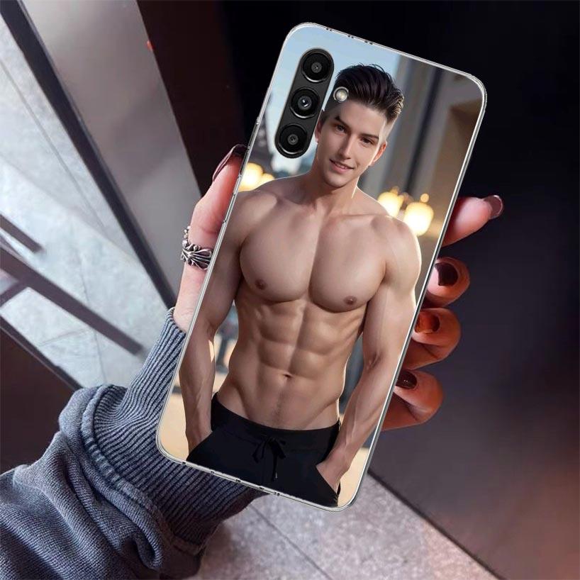 Sexy Muscle Man Gay Fitness Phone Case For Samsung Galaxy A17 A16 A15 A14 A13 A57 A56 A55 A54 A53 A37 A36 A35 A34 A33 A26 A25 A2