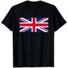 Футболка с Union Jack Графическая футболка с британским флагом