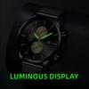 Men's Fashion Date Luminous Watch Men's Quartz Watch Steel Watch Men's Gift