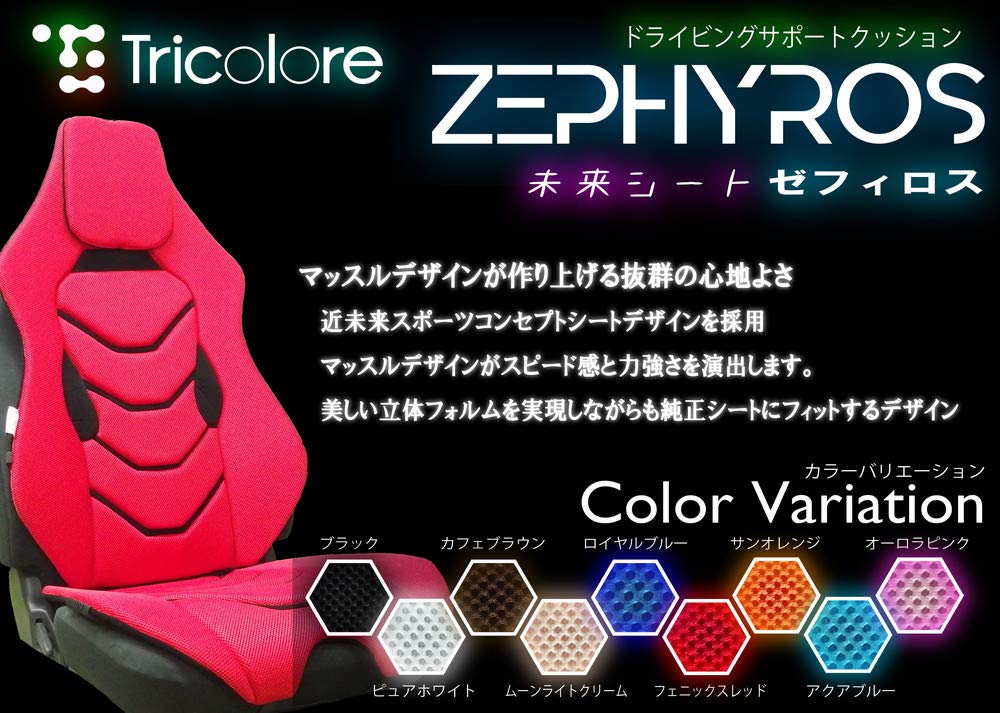 Tricolore Driving Support General 1 Передний водитель Пассажир Давление Future Phoenix Подушка, Назначение, Сетка, Передний, Сиденье, Сиденье, Сиденье, Сиденье, Дисперсия,