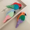 Parrot Acetate Hair Claw Bird Shark Clip Creative Animal Hair Clip  Female