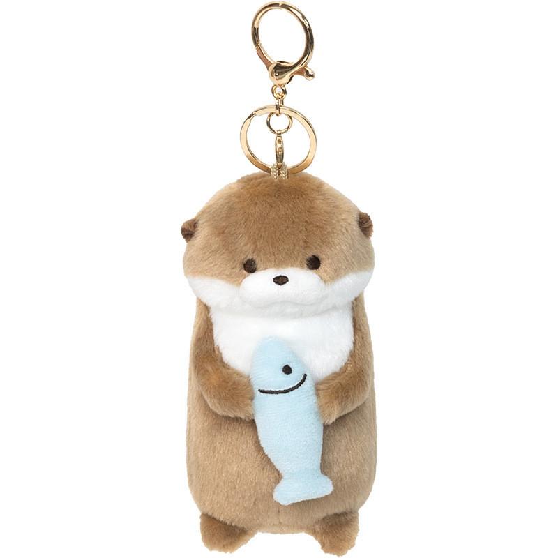 Amuse Water Otter Plush Pendant With Pp Cotton Filling For Bag And Car Charm