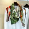 106*106cm 100% Mulberry Silk High-grade Double Sided Square Scarf Shawl Neckerchief