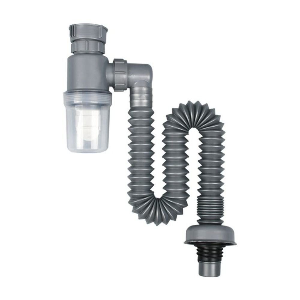 Аксессуары для домашней кухни Сливная труба для умывальника Канализационная труба Сифон Дезодорирующий сетчатый фильтр Шланг для раковины