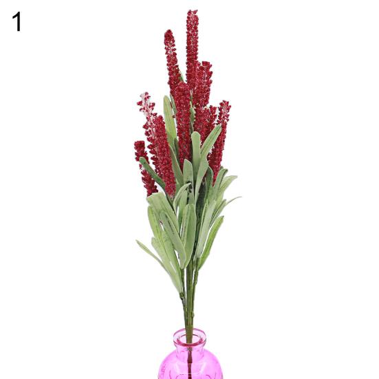 Букет из 12 головок, искусственная лаванда, поддельные садовые растения, цветы, сделай сам, домашний декор