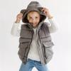 Toddler Hooded Vest with Bear Ears, Warm Padded Gilet for Boys and Girls, Autumn Spring Outfit, Age 1–6