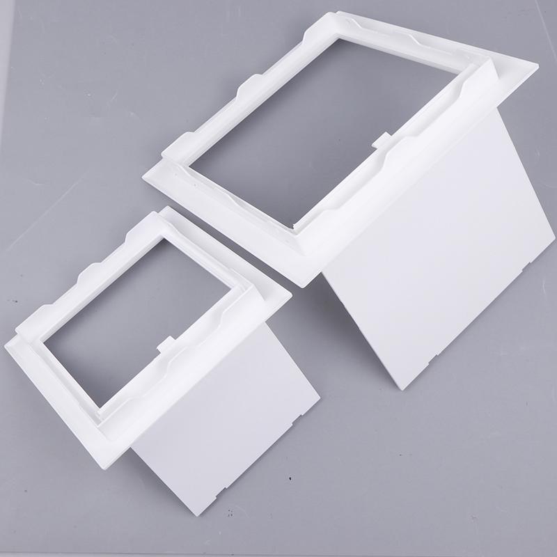 1Pc Access Panel Inspection Hole Pvc Access Doors Wall Ceiling White Hatch Cover Universal Plastic Push-Type Inspection Port