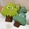 35/53/70 см плюшевая подушка с зелеными деревьями, два черных глаза, растение, стул, диван, декор, подушка для сиденья, детский подарок, декор для комнаты