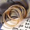 Temperament Bohemian Gold Color Wide Side Wrist Bands Women Bracelets Korean Bangles Hands Jewelry