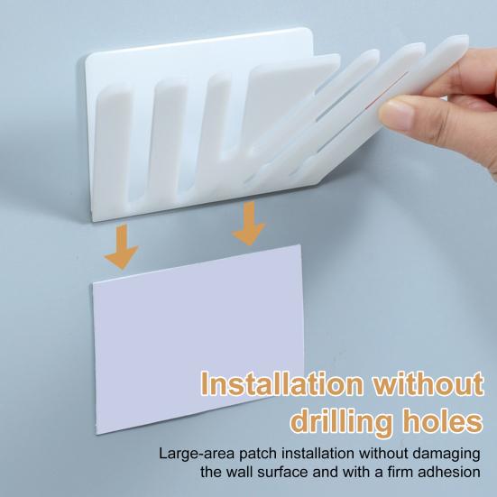 Yousheng 1/2/3Pcs Storage Rack Refrigerator Organizer Strong Load-bearing Wall Mount Easy To Install Utensils Hanger Hooks