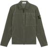 FW24 Nylon Metal Side Logo Badge Collar Long Sleeve Jacket Men Jackets Musk-Green 811511819-V0059