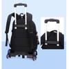 Backpack With Wheels School Bag Roller Student Backpack 6 Wheels (32*18*45CM)ZRY8005
