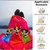 1pc Powerpuff Girls Blanket Lightweight Flannel Throw For Sofa, Bed, Travel, Camping, Livingroom, Office, Couch, Chair, And Bed
