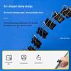 Deli 15mm Black Binder Clips