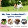Funny Interactive Giggle Ball - Balls for Dog IQ Training, Pet Interactive Toy, Stimulating Play, Mental Stimulation, and Exerci