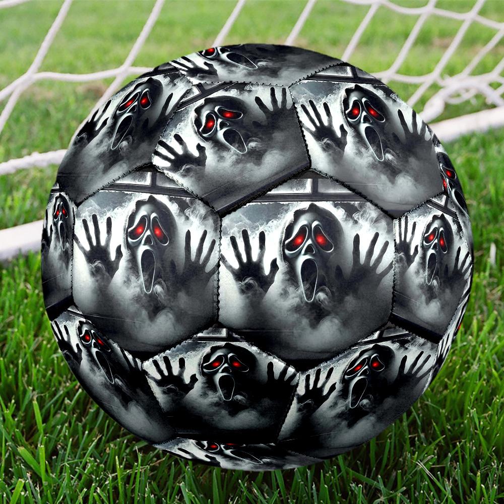 Horror Killer Indoor Soccer Ball Size 5 Colorful All Ages Machine Stitched PVC Competition Ready Durable High-Bounce