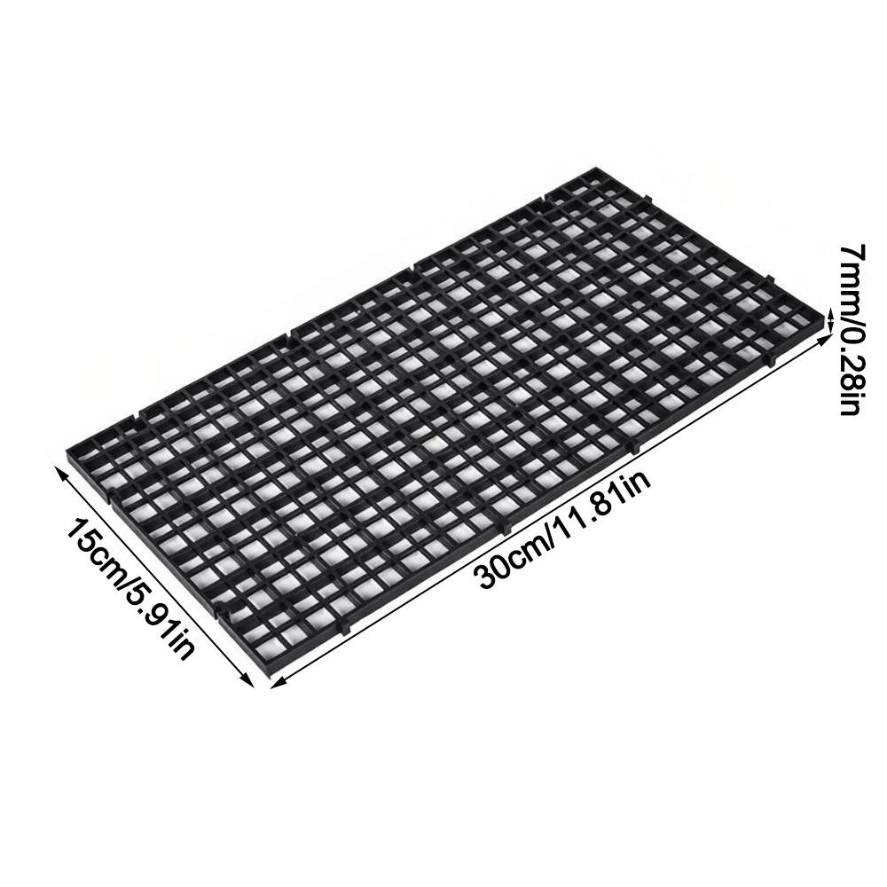 Прочная разделительная пластина для аквариума 30x15/30x30 см, съемная, соединяемая, пористая решетчатая пластина-разделитель, пластина для донного фильтра для аквариума