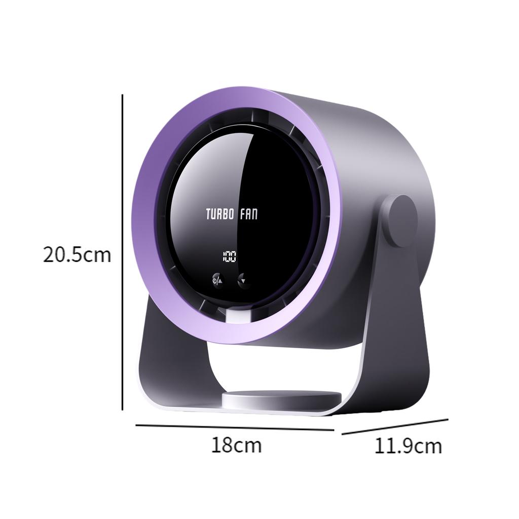 Mini Desk Fan Air Cool Fan Compact Tabletop Personal Fans Hanging Quiet Cooling Fan for Car Dorm Hiking Travel Household