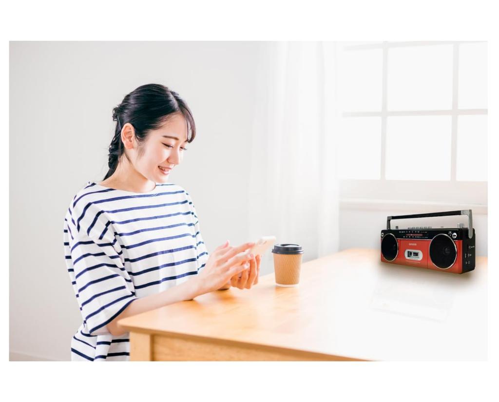 Aiwa radio cassette player audio RCP2 Red 4 AA 2 cloth set -G GAA4-RCP0002(RD) batteries,