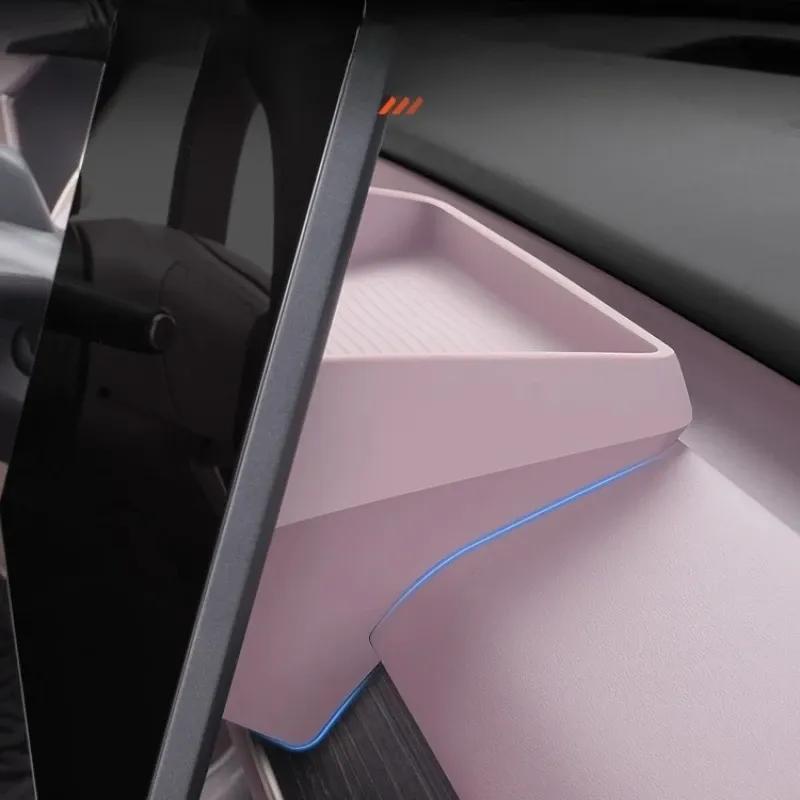 Screen Rear Storage Box Central Control ETC Bracket Storage Silicone Tissue Storage Box For ONVO L60 Accessories Accessories