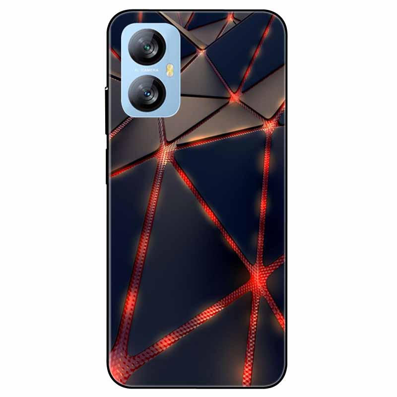 Чехол для Blackview A52 Pro Чехол для телефона Ударопрочный Черный окрашенный ТПУ Чехол для Blackview A52 Pro Силиконовый Мягкий бампер A52Pro Милый